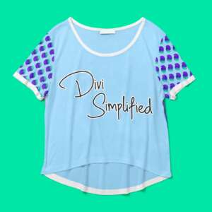 divi simplified crop top