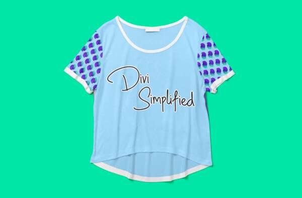 divi simplified crop top