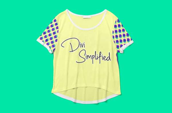divi simplified crop top